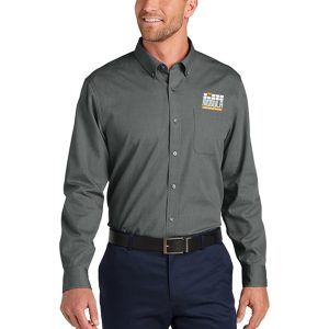 Port Authority® Long Sleeve Nailhead Easy Care Shirt - Authorized Dealer