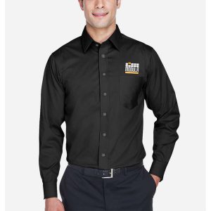 Devon & Jones Men's Crown Collection® Solid Stretch Twill Woven Shirt - Authorized Dealer